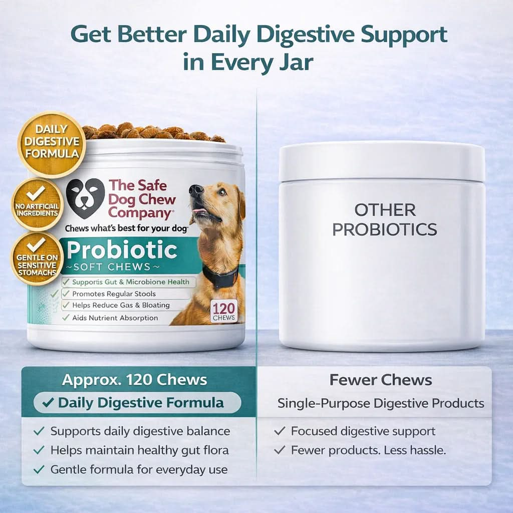Probiotic Soft Chews for Dogs | Daily Gut Health & Digestive Support