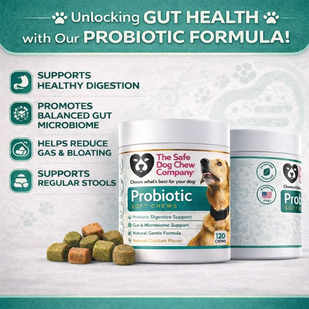 Probiotic Soft Chews for Dogs | Daily Gut Health & Digestive Support