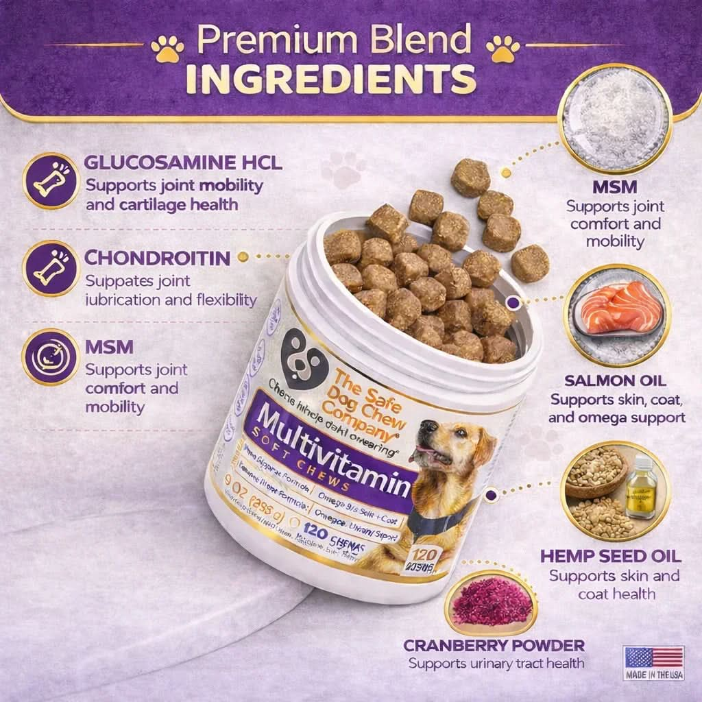 Multivitamin Soft Chews for Dogs | Complete Daily Nutrition in One Chew