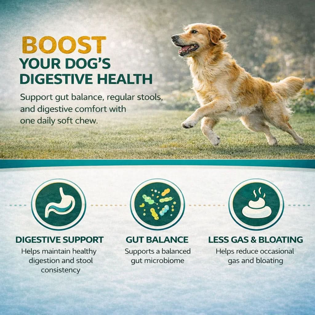Probiotic Soft Chews for Dogs | Daily Gut Health & Digestive Support