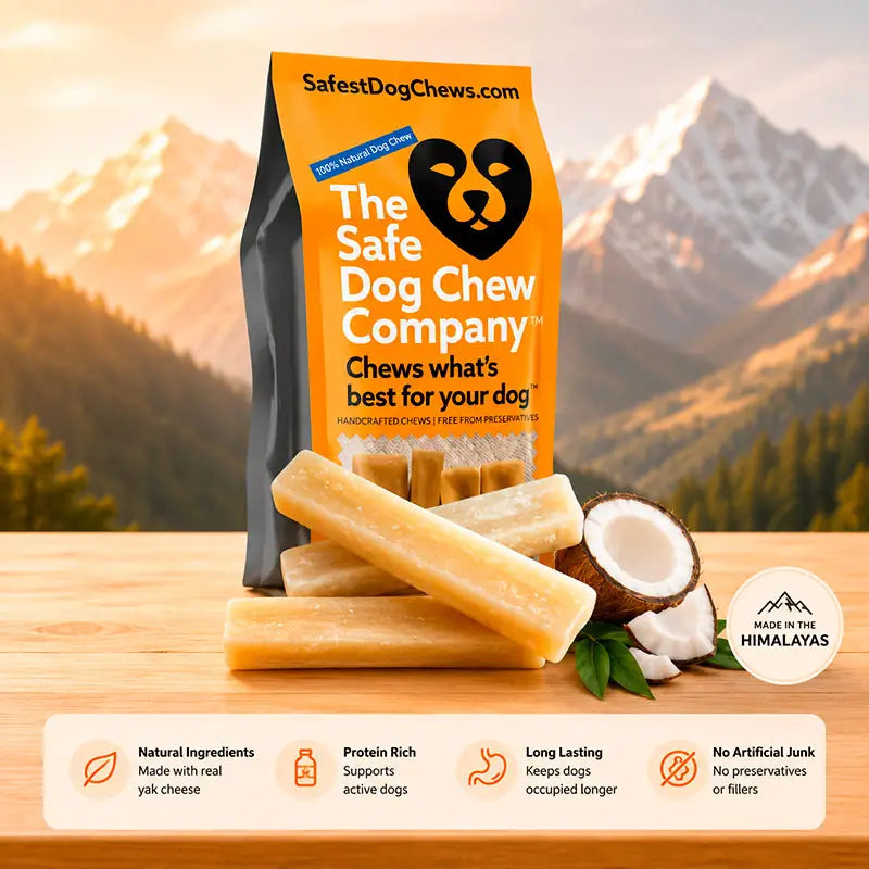 Coconut Himalayan Yak Chews | Long-Lasting Natural Dog Chew (CA)