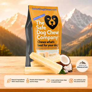Coconut Himalayan Yak Chew — healthy fats, supports skin and coat health | Safe Dog Co