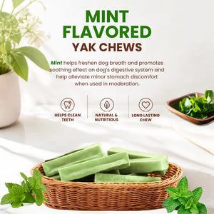 Mint Himalayan Yak Chew — freshens breath naturally