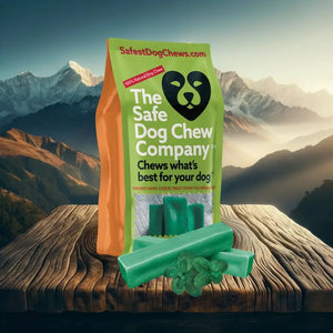 Mint Himalayan Yak Chew — freshens breath, long-lasting natural dog chew | Safe Dog Co