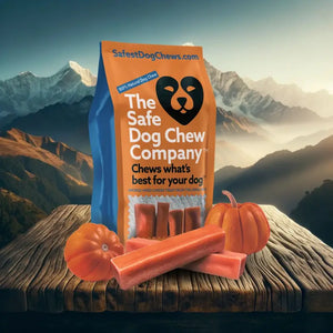 Pumpkin Himalayan Yak Chew — fiber-rich, supports digestion naturally | Safe Dog Co