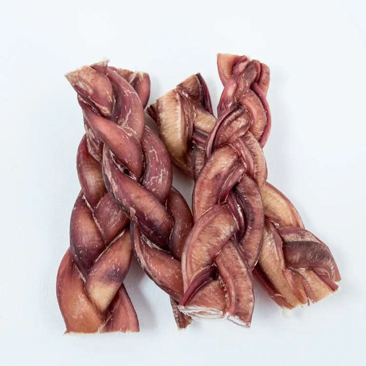 Braided Bully Sticks 6-Inch | Extra Long-Lasting Dog Chew