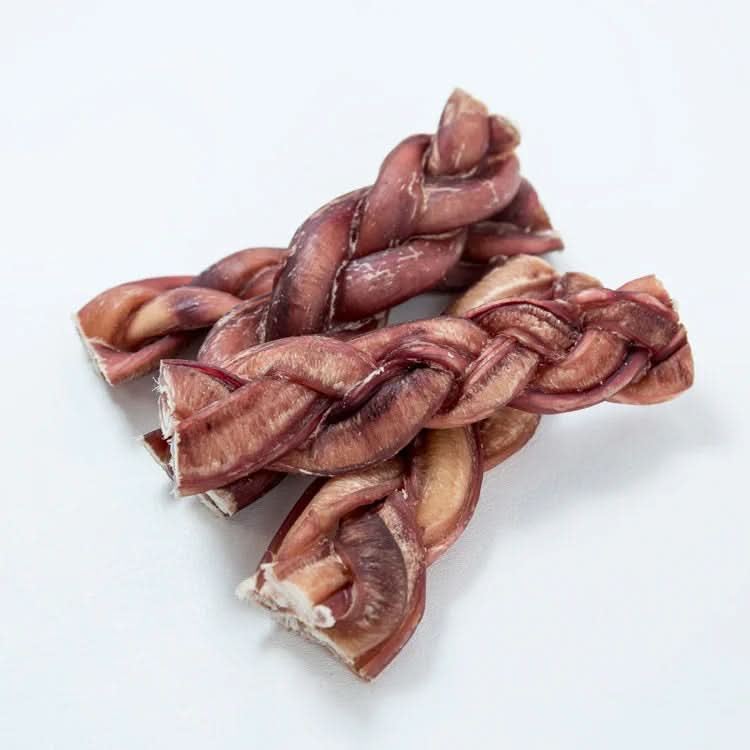 Braided Bully Sticks 6-Inch | Extra Long-Lasting Dog Chew