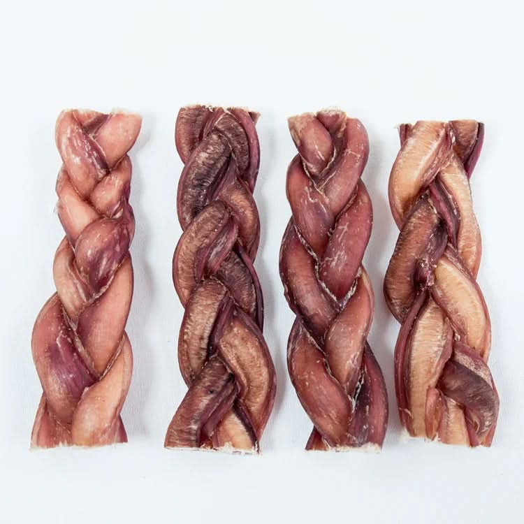 Braided Bully Sticks 6-Inch | Extra Long-Lasting Dog Chew