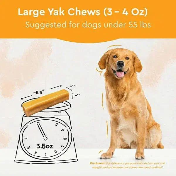 Himalayan Yak Chews — All Natural, All Sizes | Small to Giant Dogs