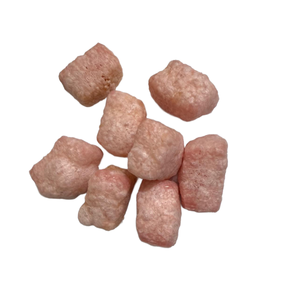 Himalayan Strawberry Cheese Puffs — crunchy vitamin C dog snack from yak chew leftovers
