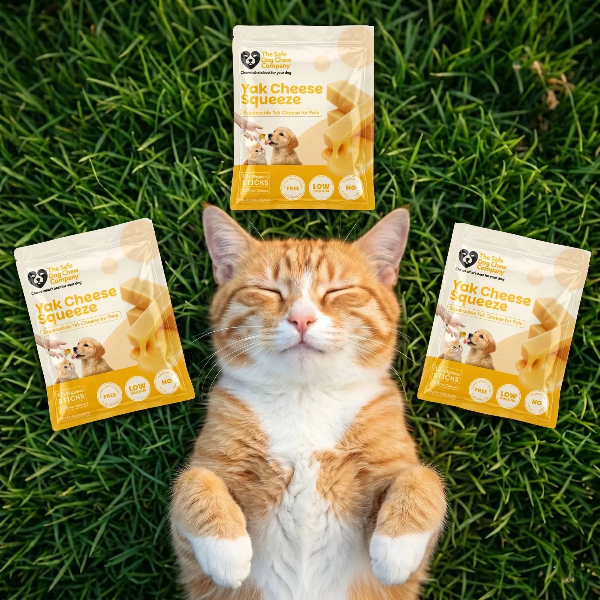 Yak Cheese Squeeze for Cats | Natural Training Treat & Meal Topper