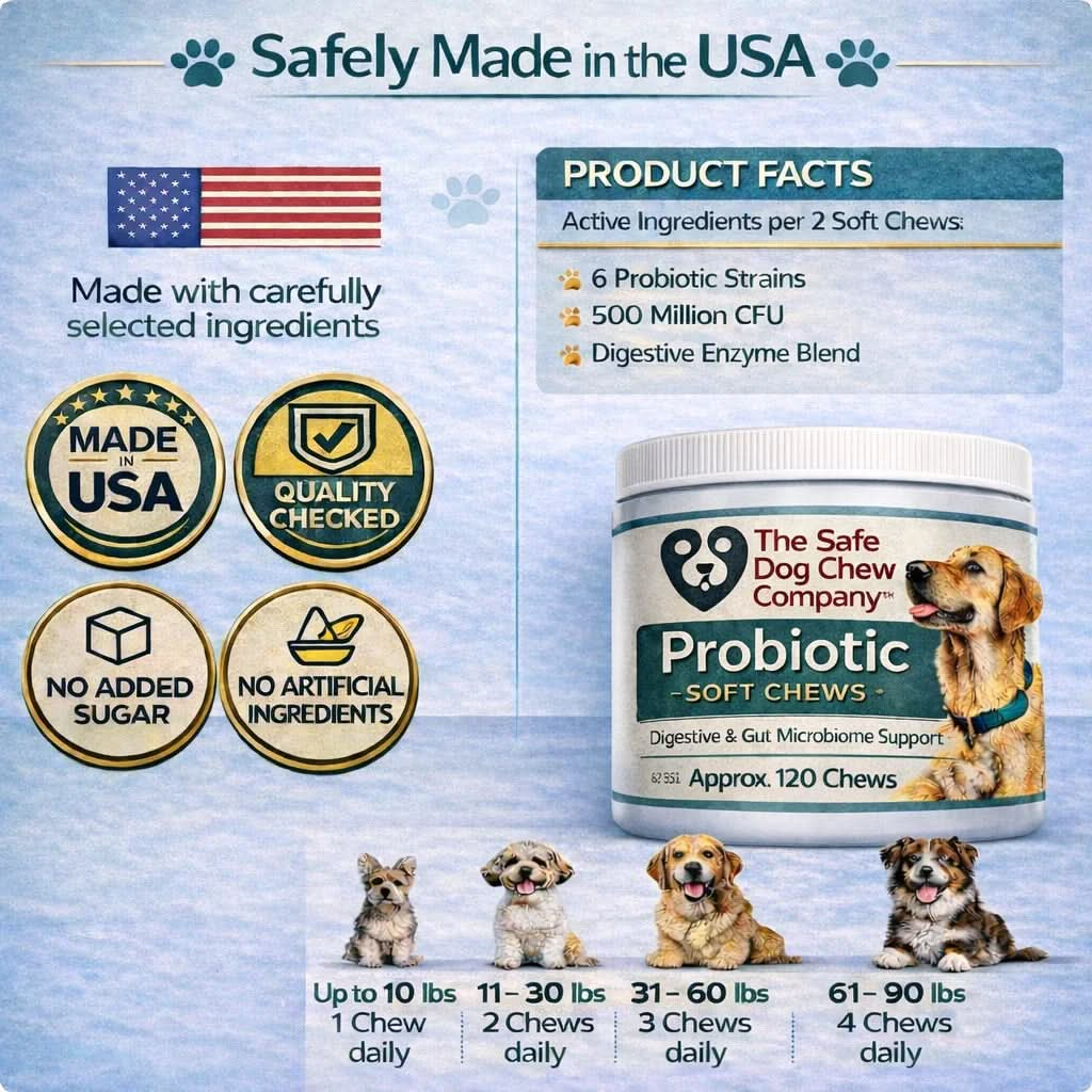 Probiotic Soft Chews for Dogs | Daily Gut Health & Digestive Support