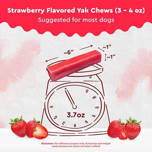 STRAWBERRY CHEW - The Safe Dog Chew Company