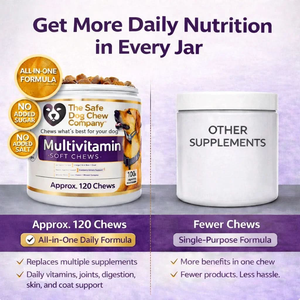 Multivitamin Soft Chews for Dogs | Complete Daily Nutrition in One Chew