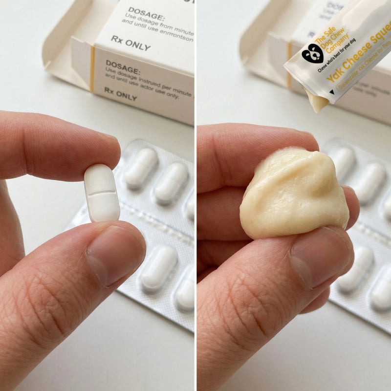 Yak cheese used to coat a pill