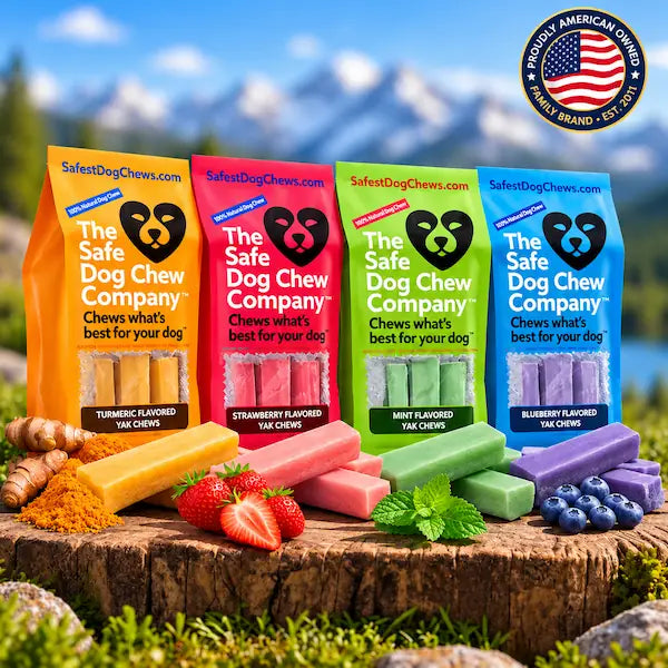 Himalayan Yak Chews — 4 Flavor Variety Pack | Find Your Dog's Favorite
