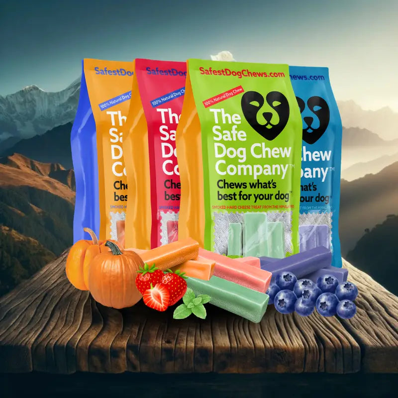 Himalayan Yak Chews — 4 Flavor Variety Pack | Find Your Dog's Favorite