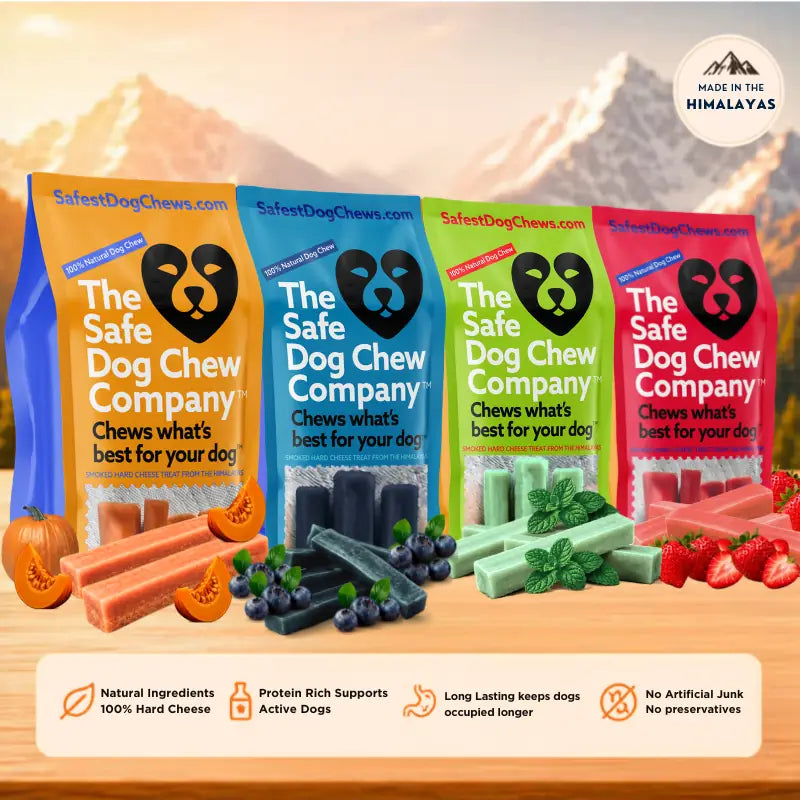 Himalayan Yak Chews — 4 Flavor Variety Pack | Find Your Dog's Favorite
