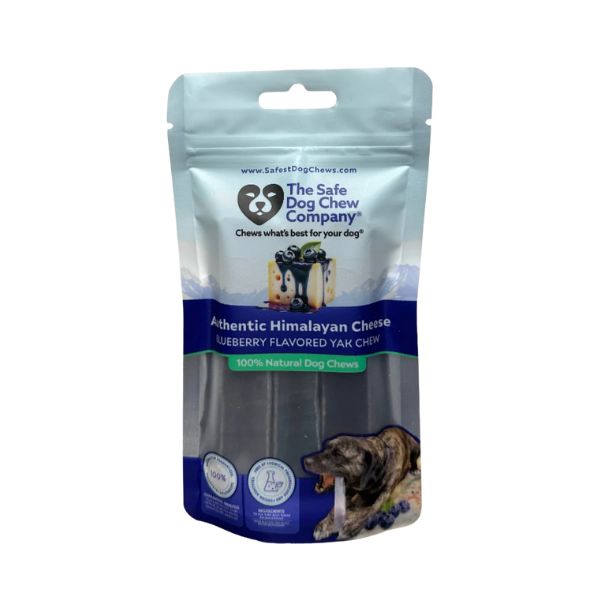 Wholesale Blueberry Yak Chews (Packaged)