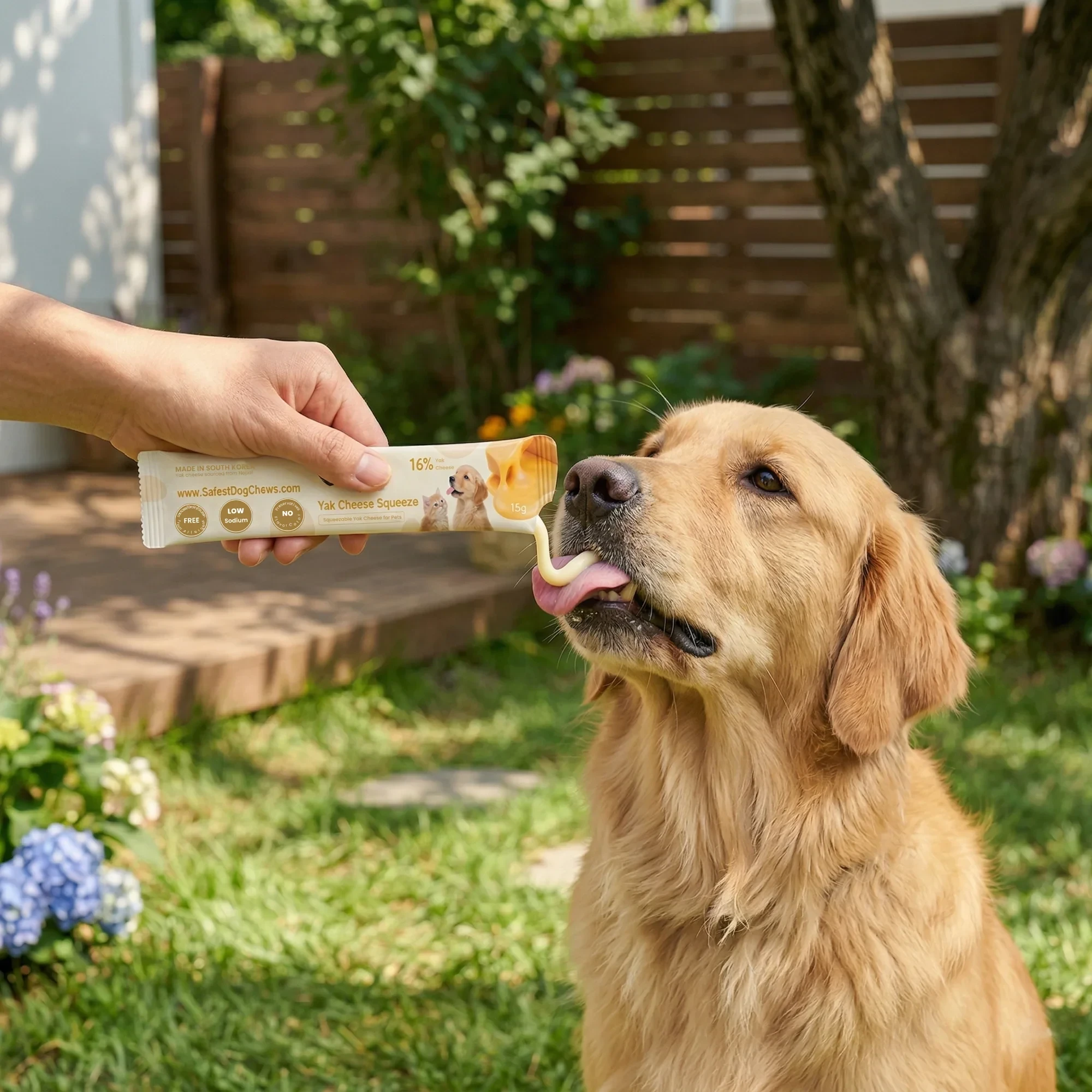Yak Cheese Squeeze for Dogs | Natural Training Treat & Meal Topper
