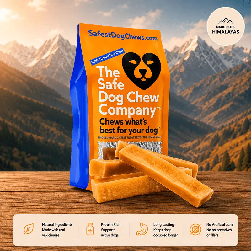 Himalayan Yak Chews — All Natural, All Sizes | Small to Giant Dogs (CA)
