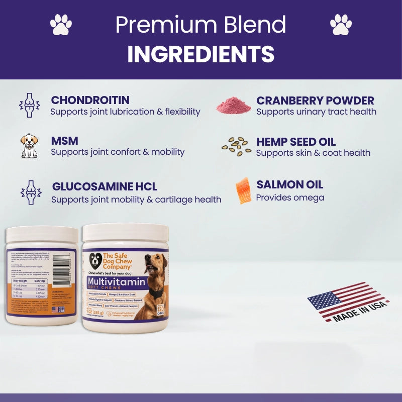 Multivitamin Soft Chews — supports immune system, joints, skin and coat
