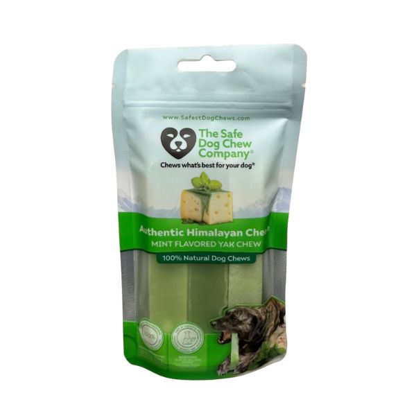 Wholesale Mint Yak Chews (Packaged)