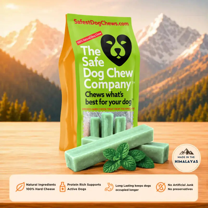 Mint Himalayan Yak Chews | Long-Lasting Dental Chew for Fresh Breath