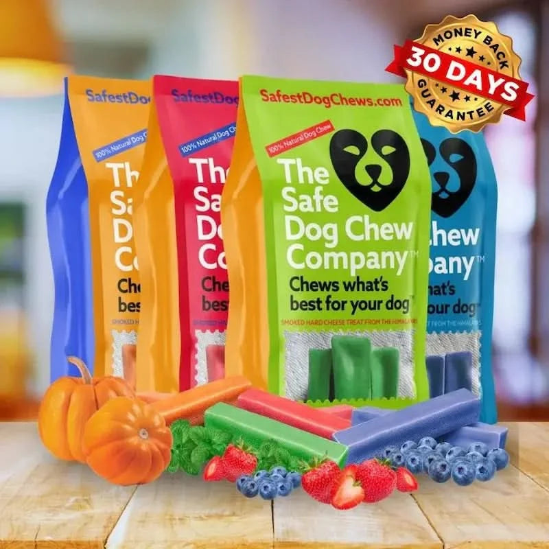 Himalayan Yak Chews — 4 Flavor Pack | Long-Lasting Natural Dog Chews