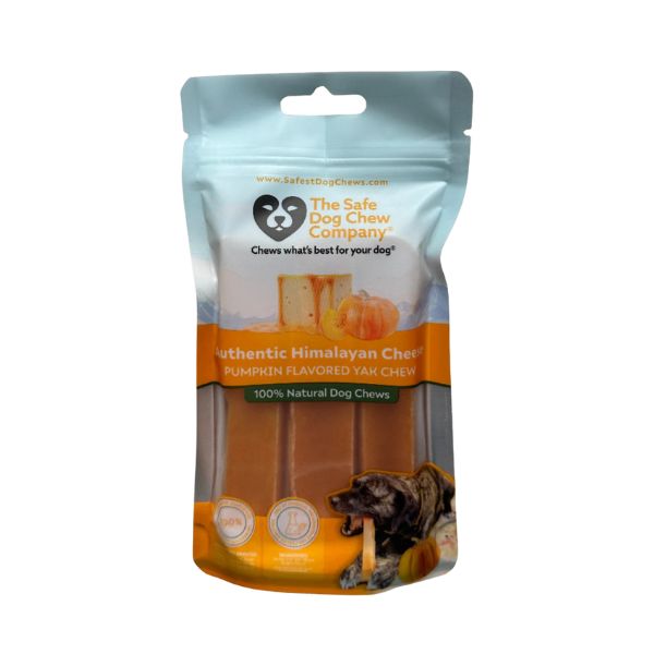 Wholesale Pumpkin Yak Chews (Packaged)