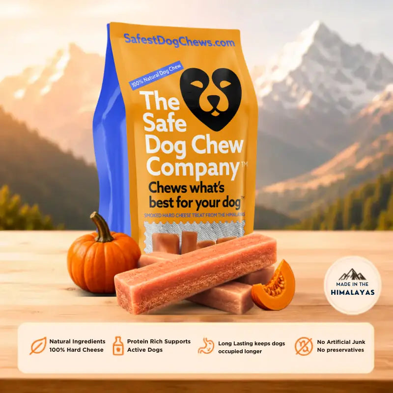 Pumpkin Himalayan Yak Chews | Long-Lasting Natural Dog Chew