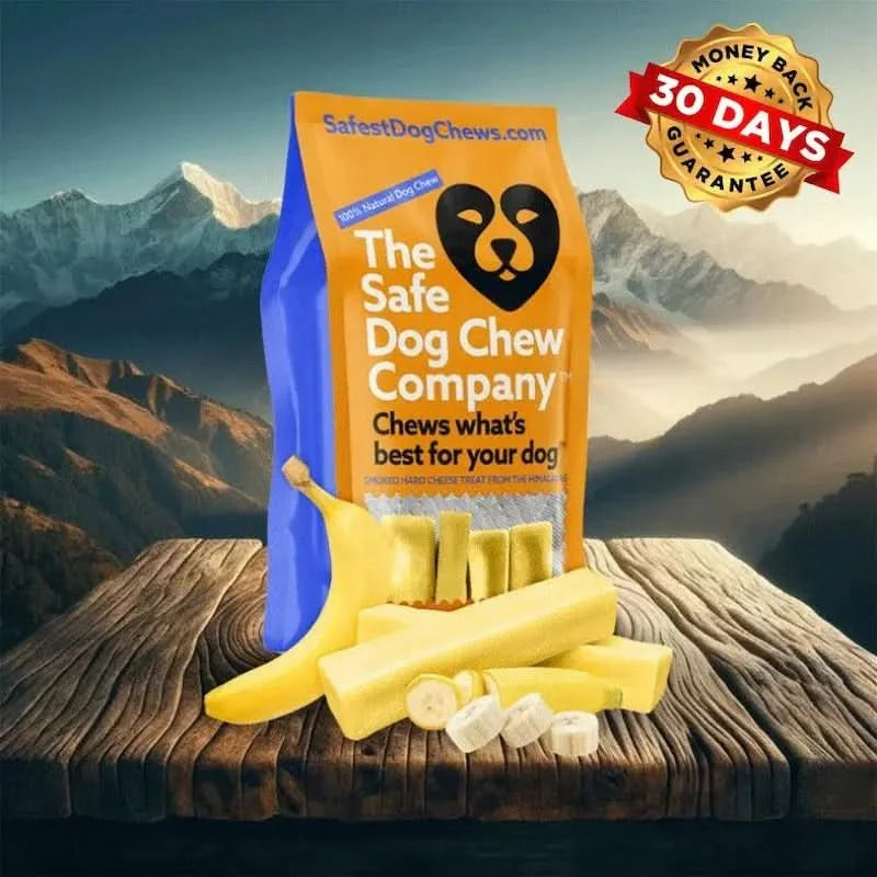Banana Himalayan Yak Chews | Long-Lasting Natural Dog Chew