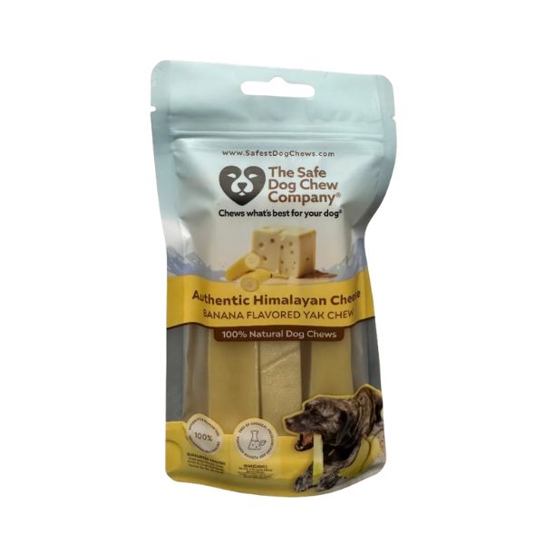 Wholesale Banana Yak Chews (Packaged)