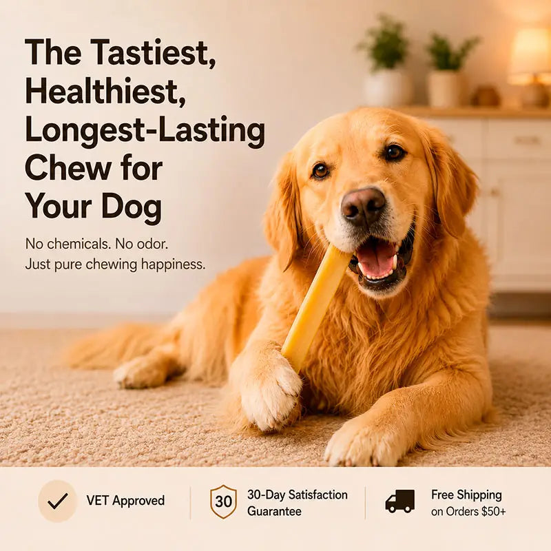 Himalayan Yak Chews — 4 Flavor Pack | Long-Lasting Natural Dog Chews