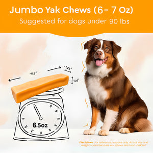 Himalayan Yak Chew jumbo size — for very large and aggressive chewers