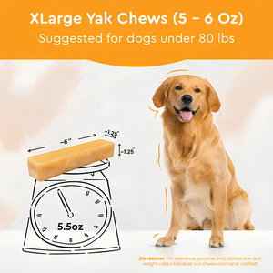 Himalayan Yak Chew XL size — for large breeds over 50 lbs