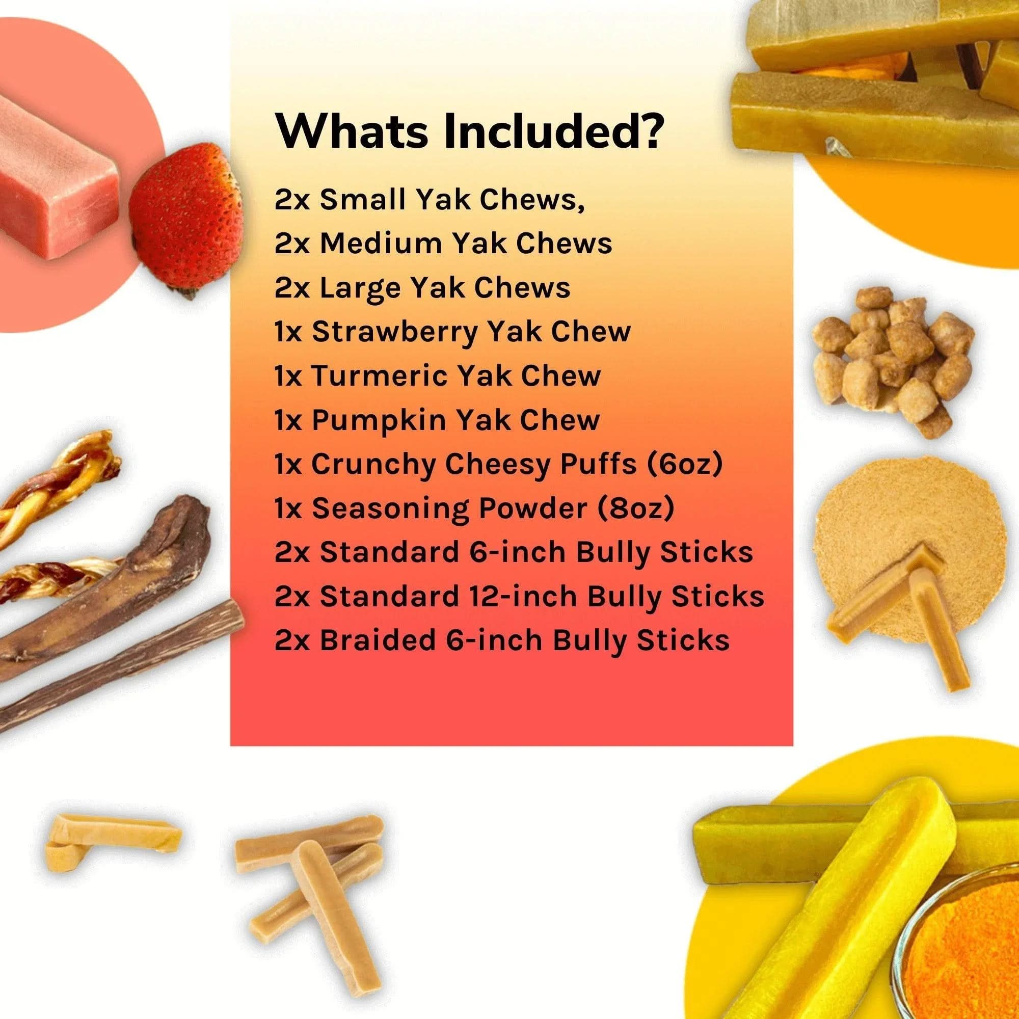 ULTIMATE CHEW BOX FOR SMALL/MEDIUM DOGS - The Safe Dog Chew Company