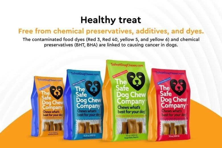 Himalayan Yak Chews full size guide banner — all sizes available for every breed